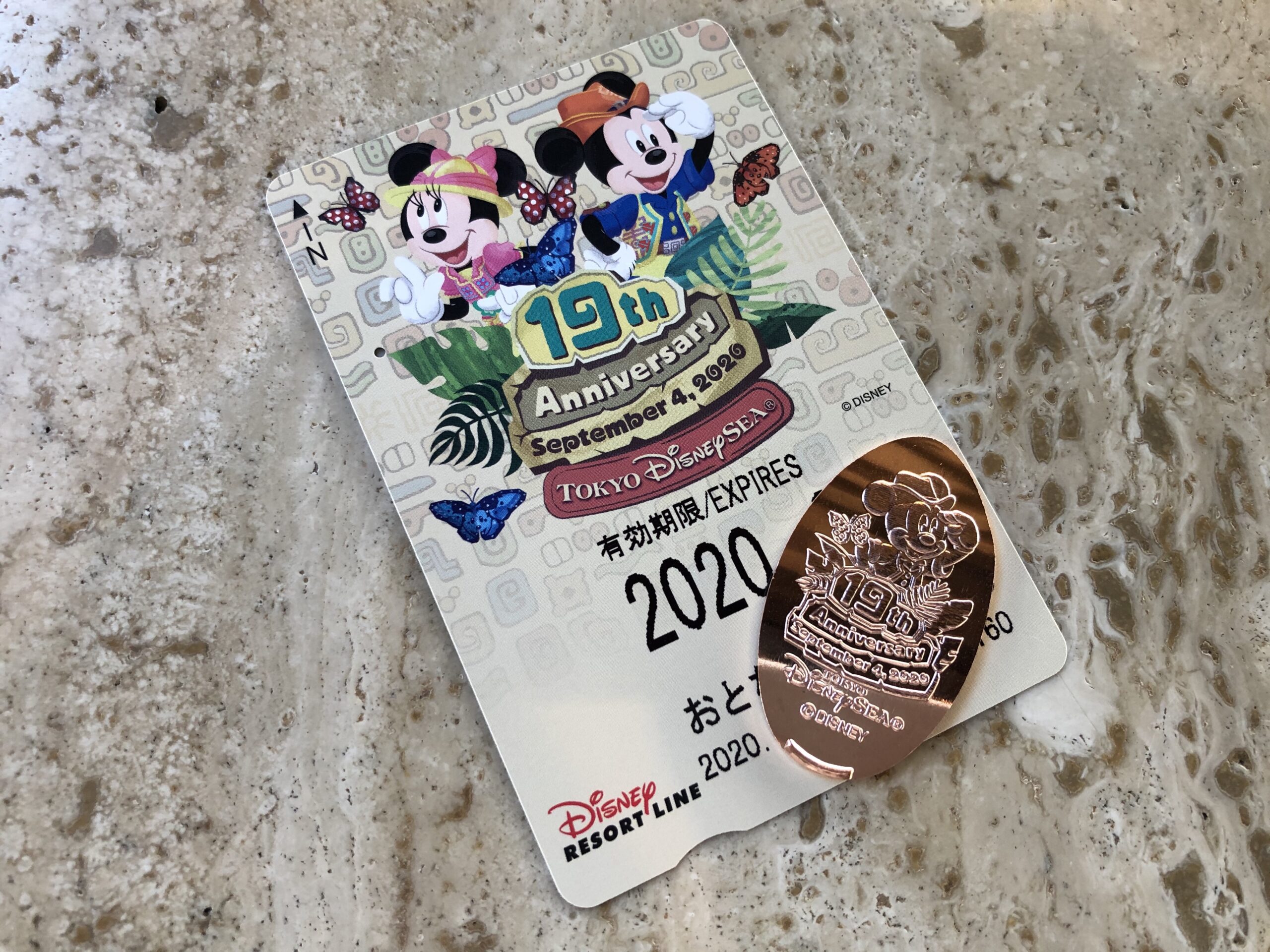 東京ディズニーシー開園19周年記念のスーベニアメダルときっぷ紹介 Disney Seasons
